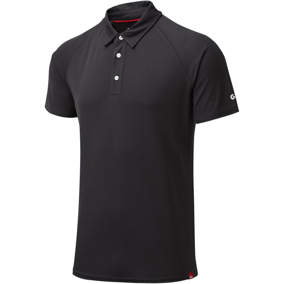 2026 Gill Mens UV Tec Polo Top UV008 - Black